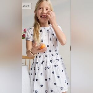 Nwt J.Crew Crewcuts Girls' Floral-Embroidered Dress size 5